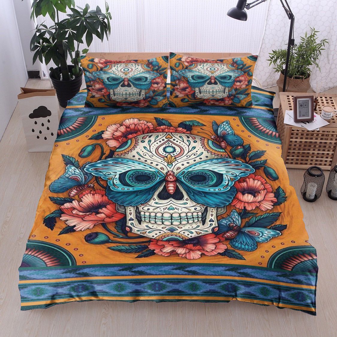 Skull Bedding Set