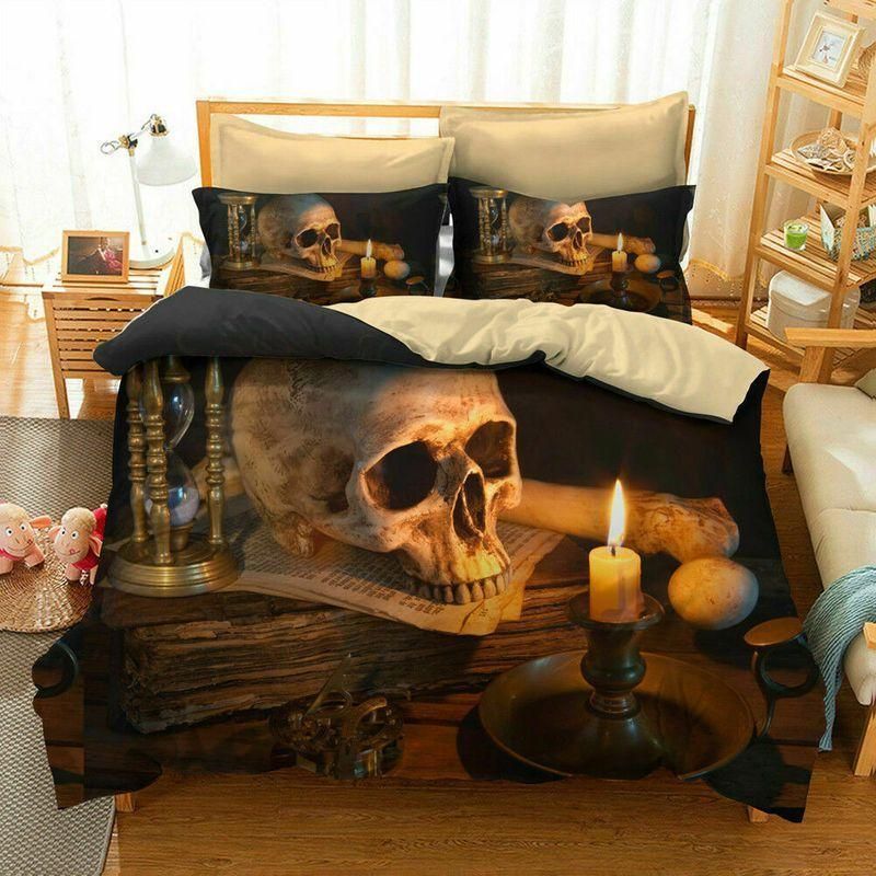 Skull Candle  Bedding Set