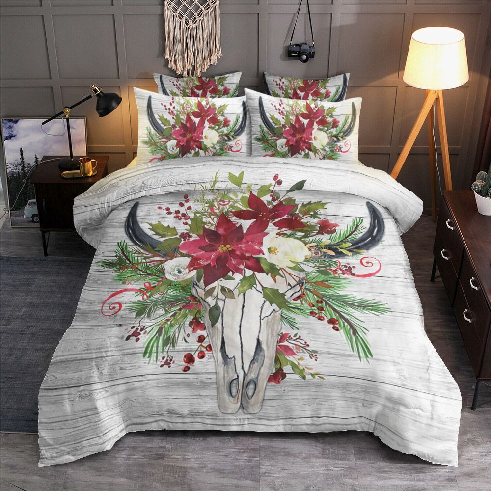 Skull Christmas Bedding Set