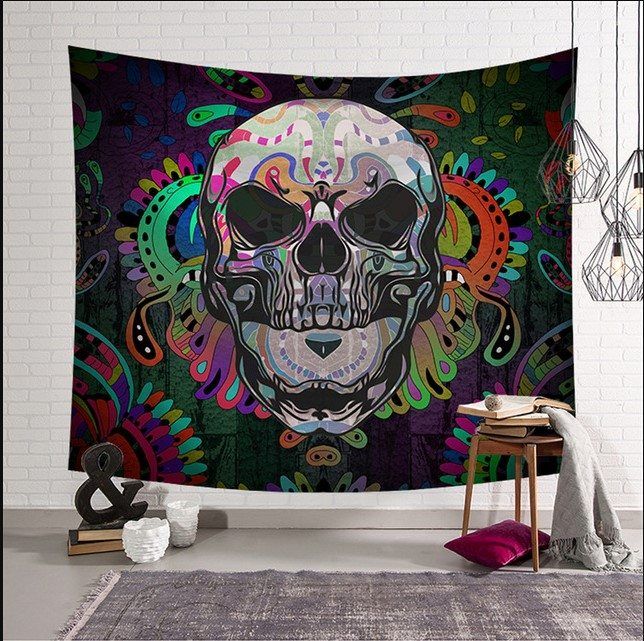 Skull CL180918MDT Tapestry