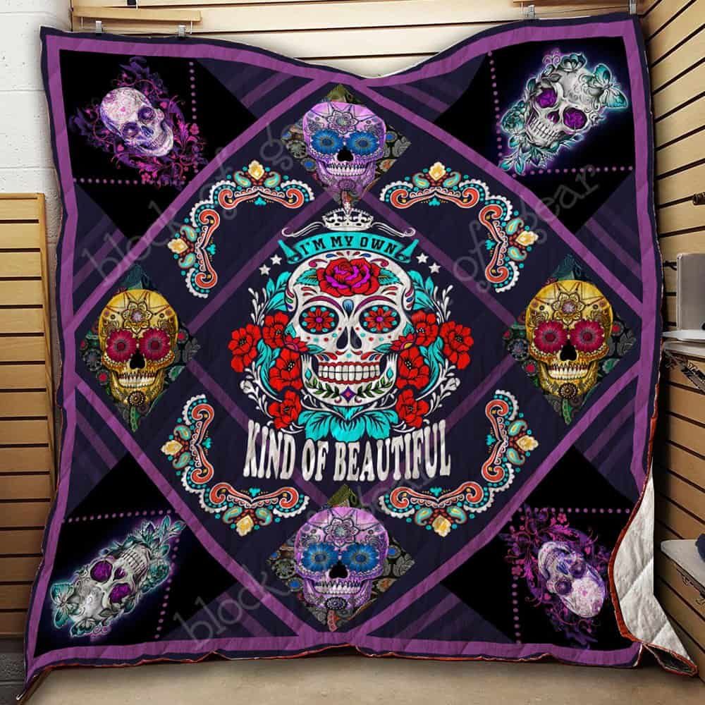 Skull CL19100770MDQ Quilt Blanket