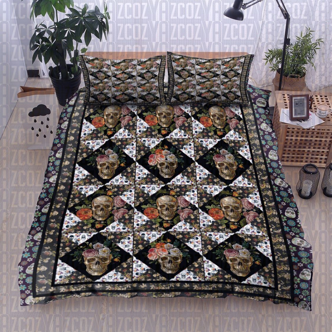 Skull Bedding Set