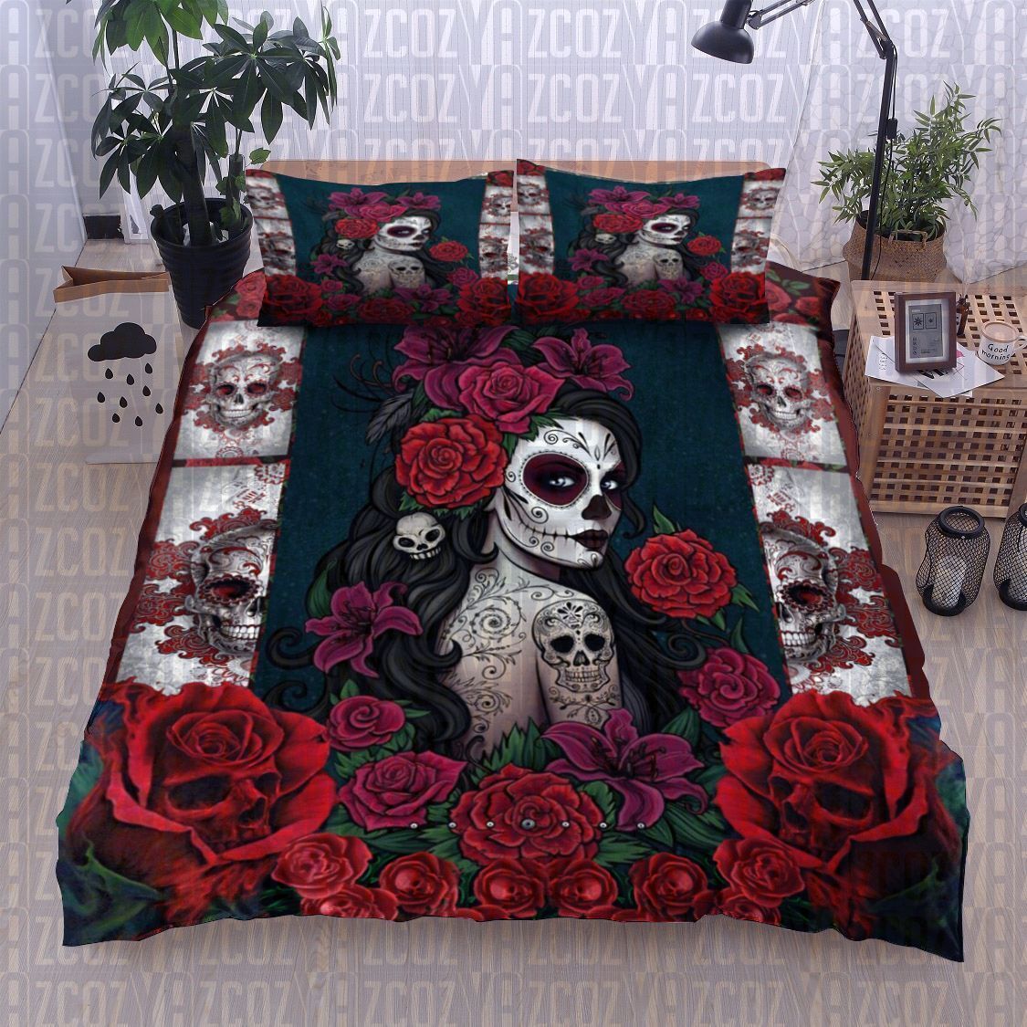 Skull Bedding Set