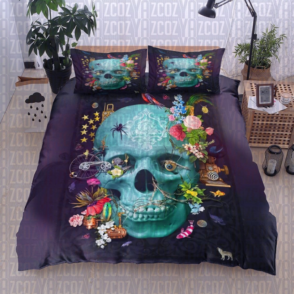 Skull Bedding Set