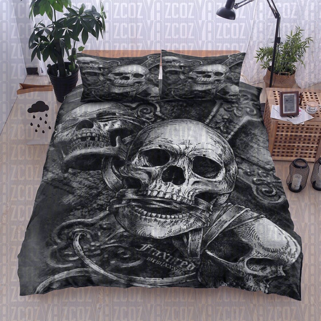 Skull Bedding Set