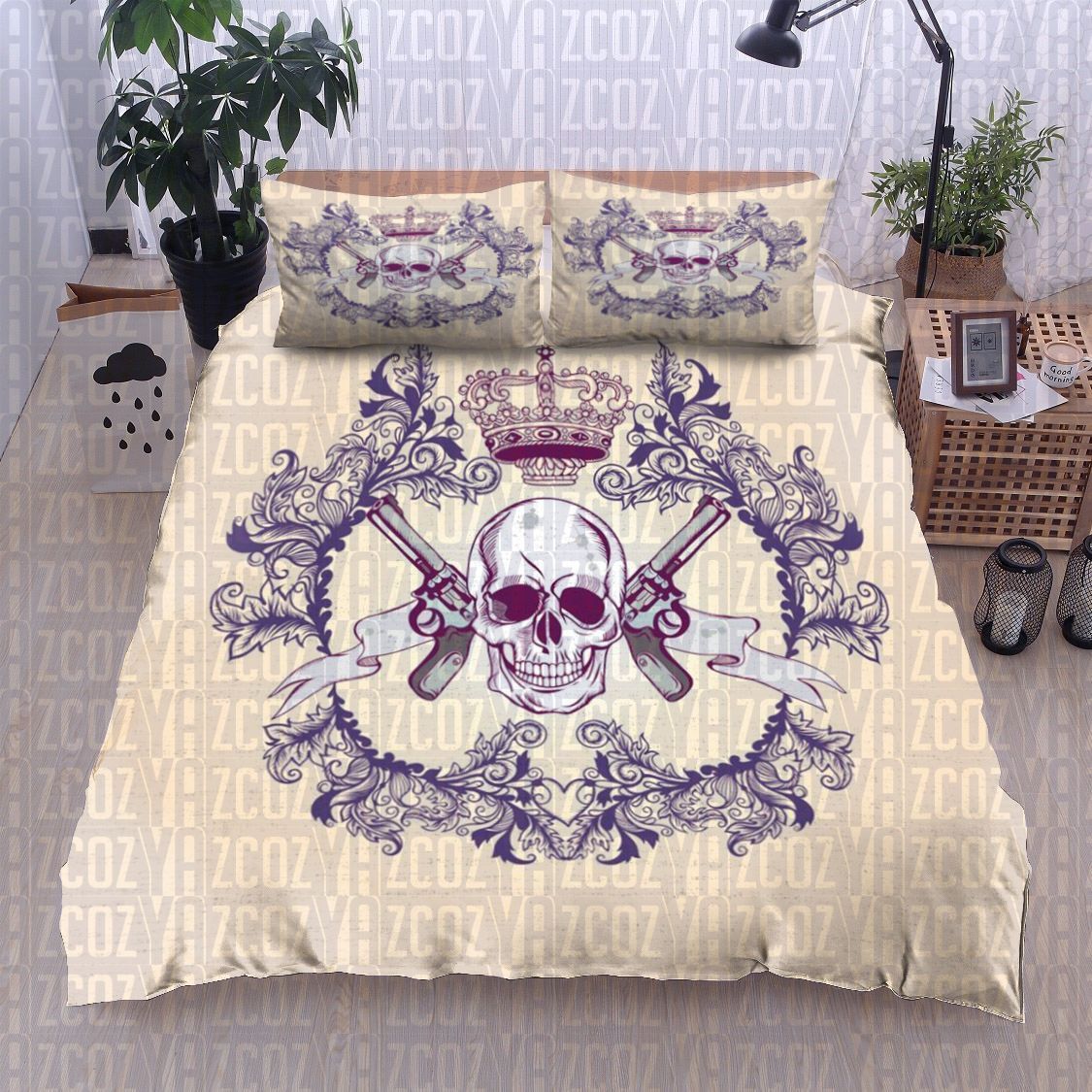 Skull Bedding Set