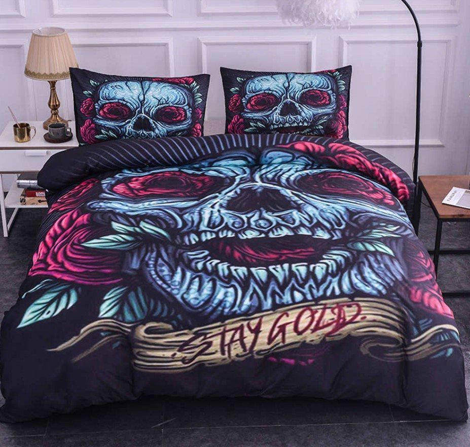 Skull Bedding Set
