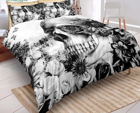 Skull Bedding Set