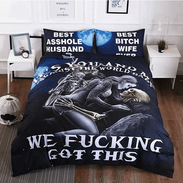 Skull Bedding Set