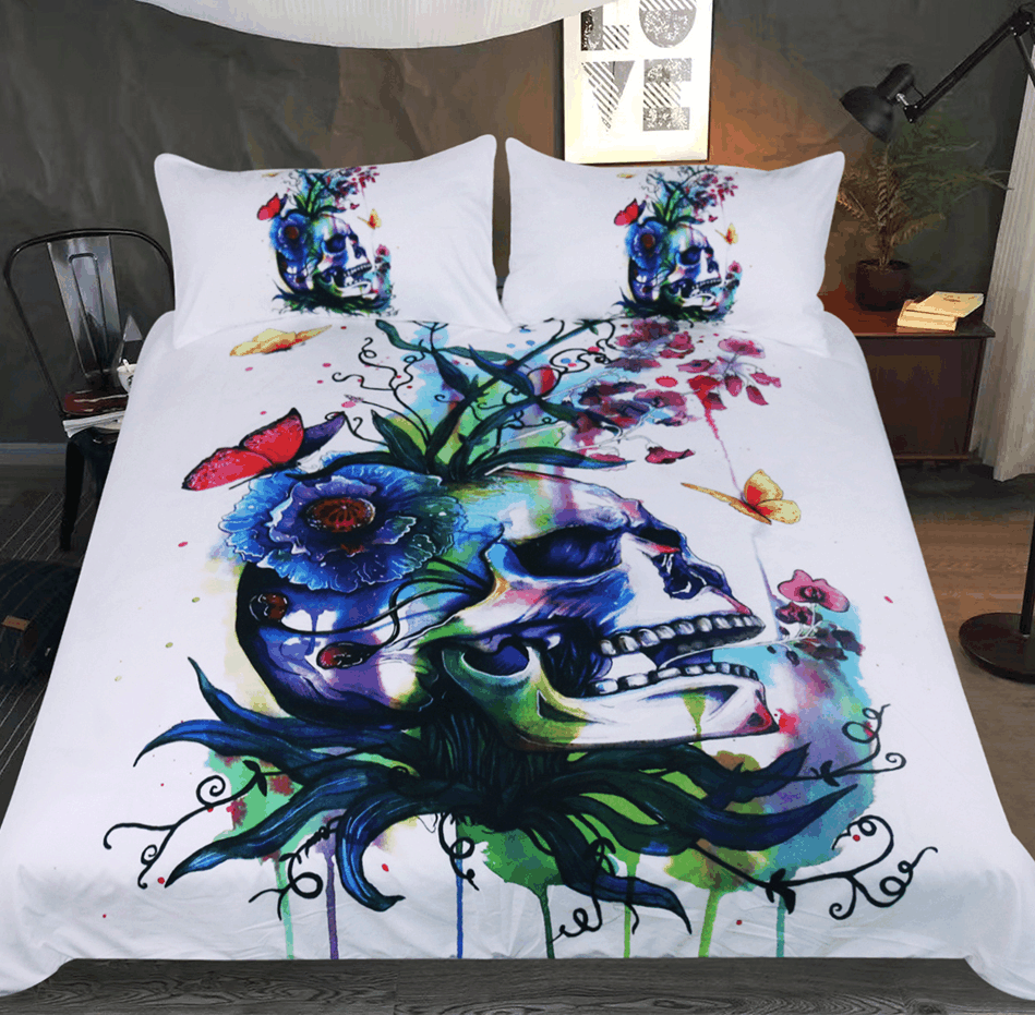 Skull Bedding Set