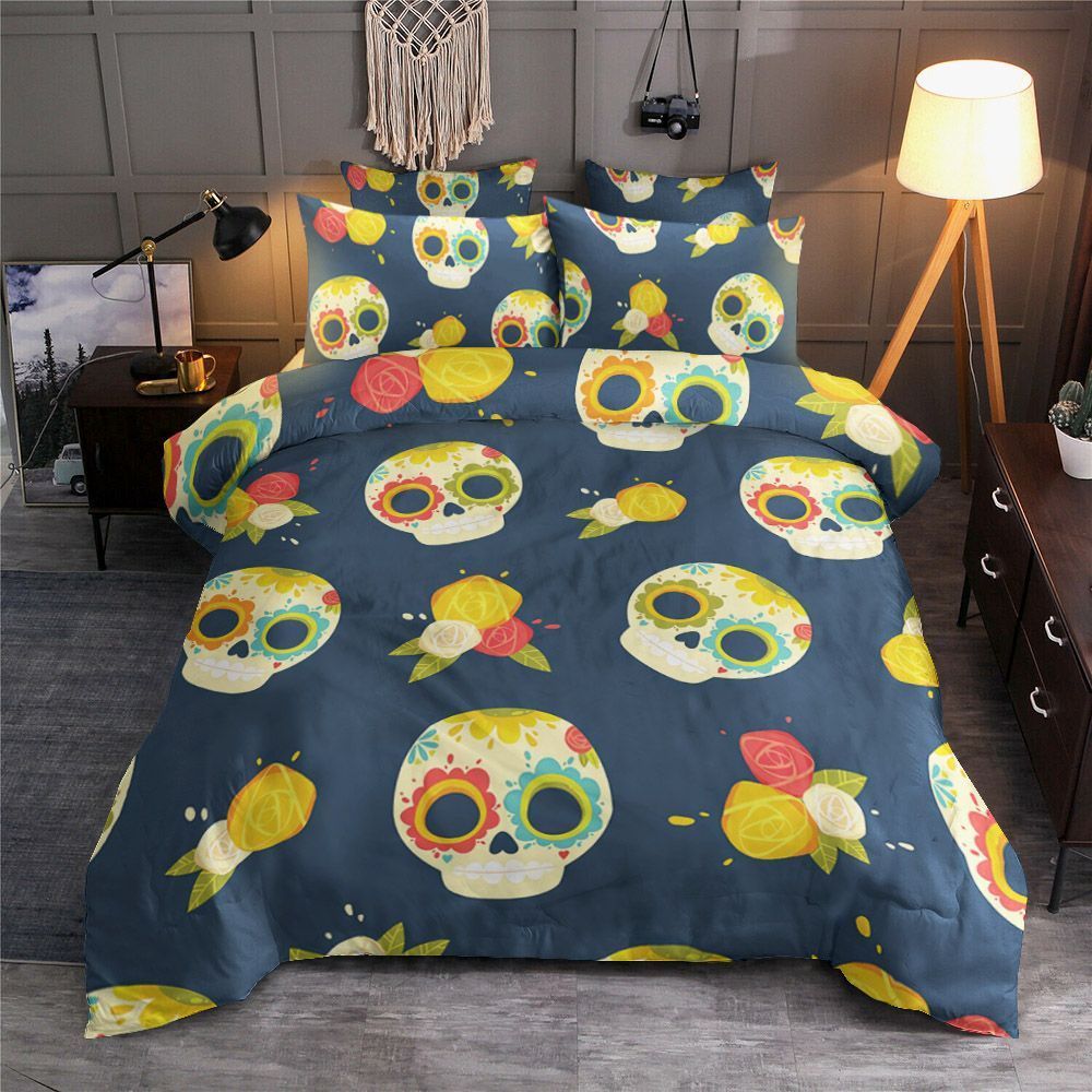 Skull Color Bedding Set