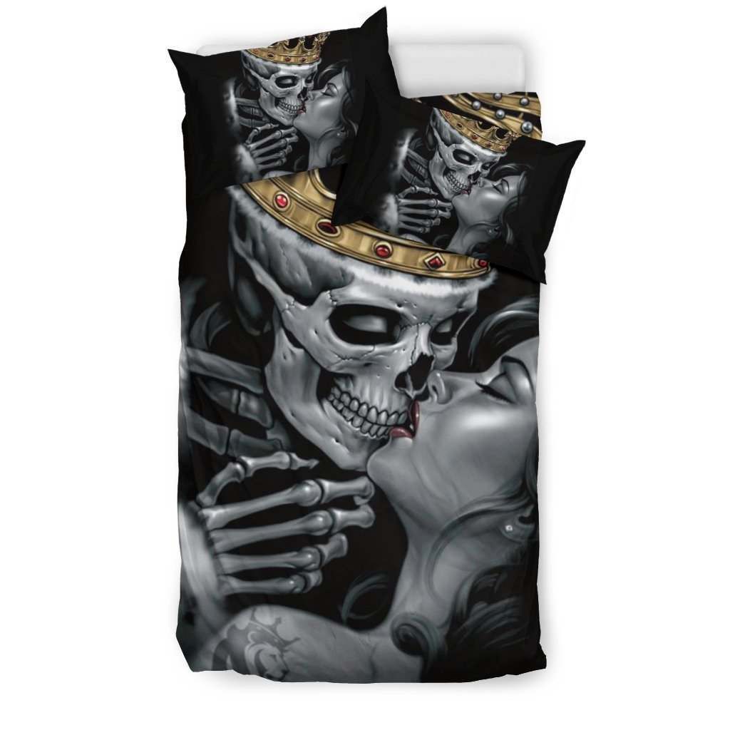 Skull Couple Bedding Set