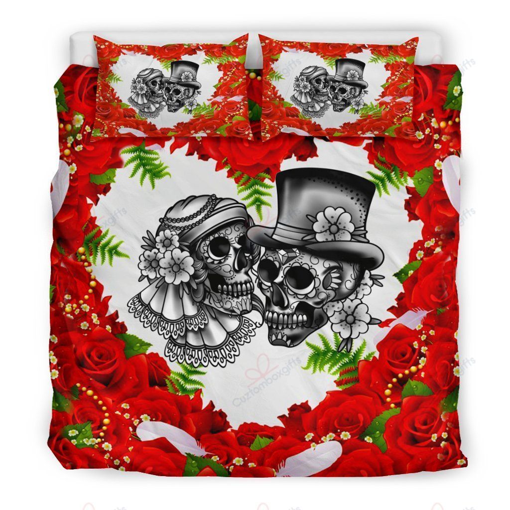 Skull Couple Bedding Set