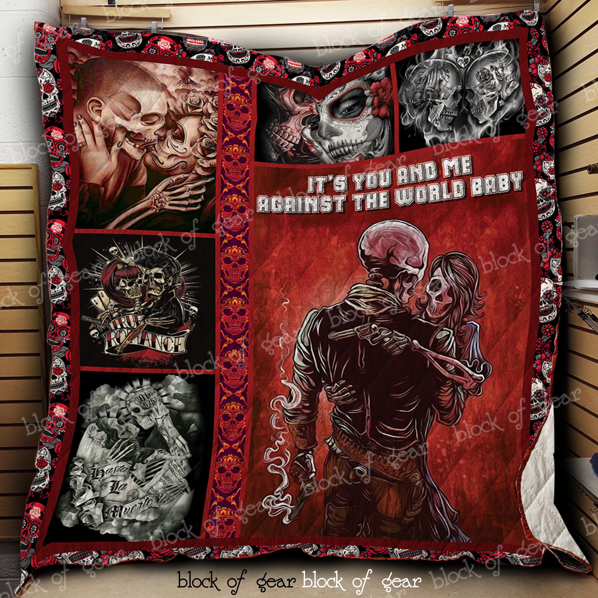 Skull Couple Quilt D428 Dhc11121802Dd