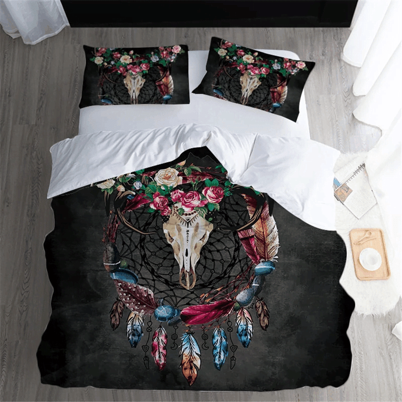 Skull Dreamcatcher Bedding Set