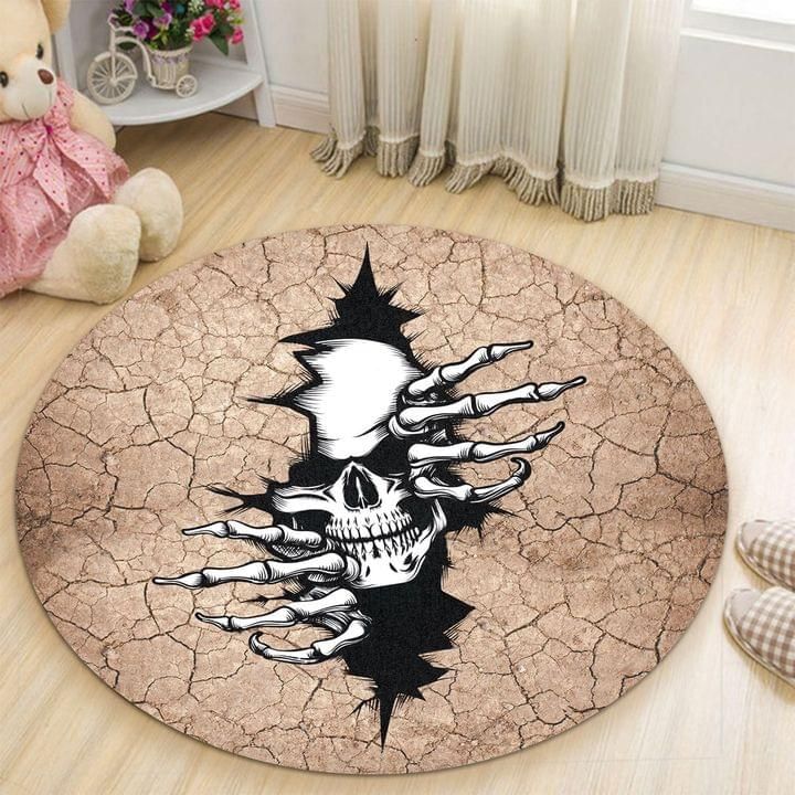Skull Round Carpet