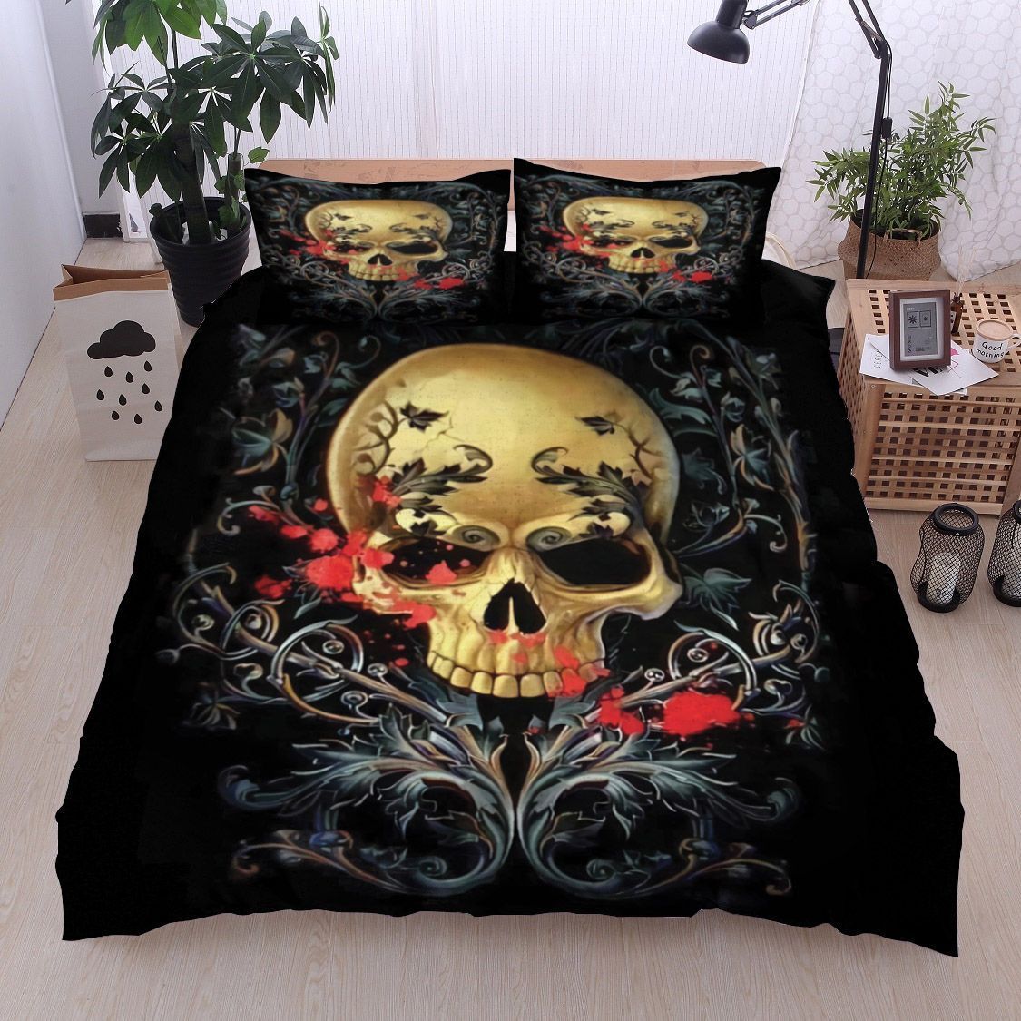 Skull Bedding Set