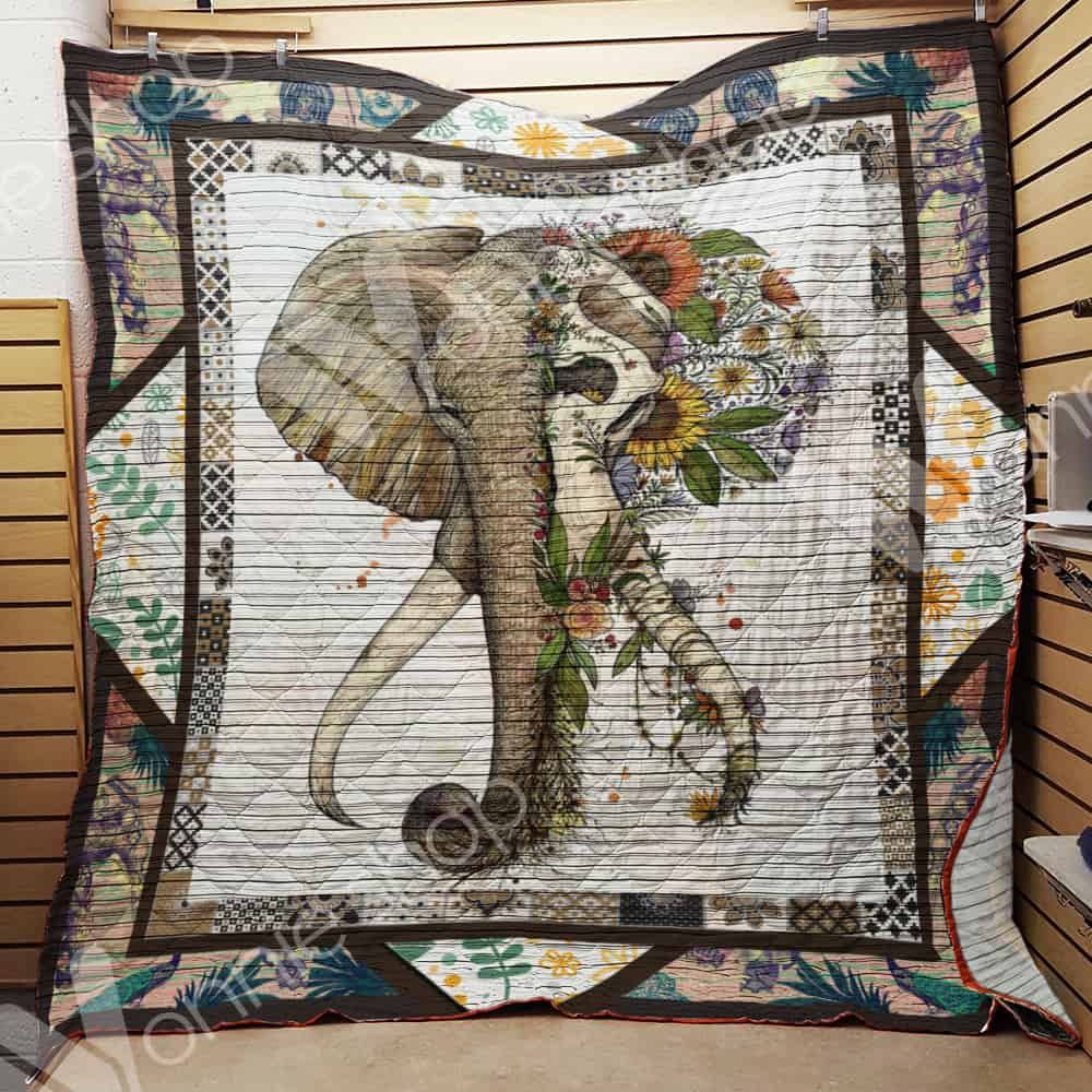 Skull Elephant Quilt Blanket DHC06021420TD