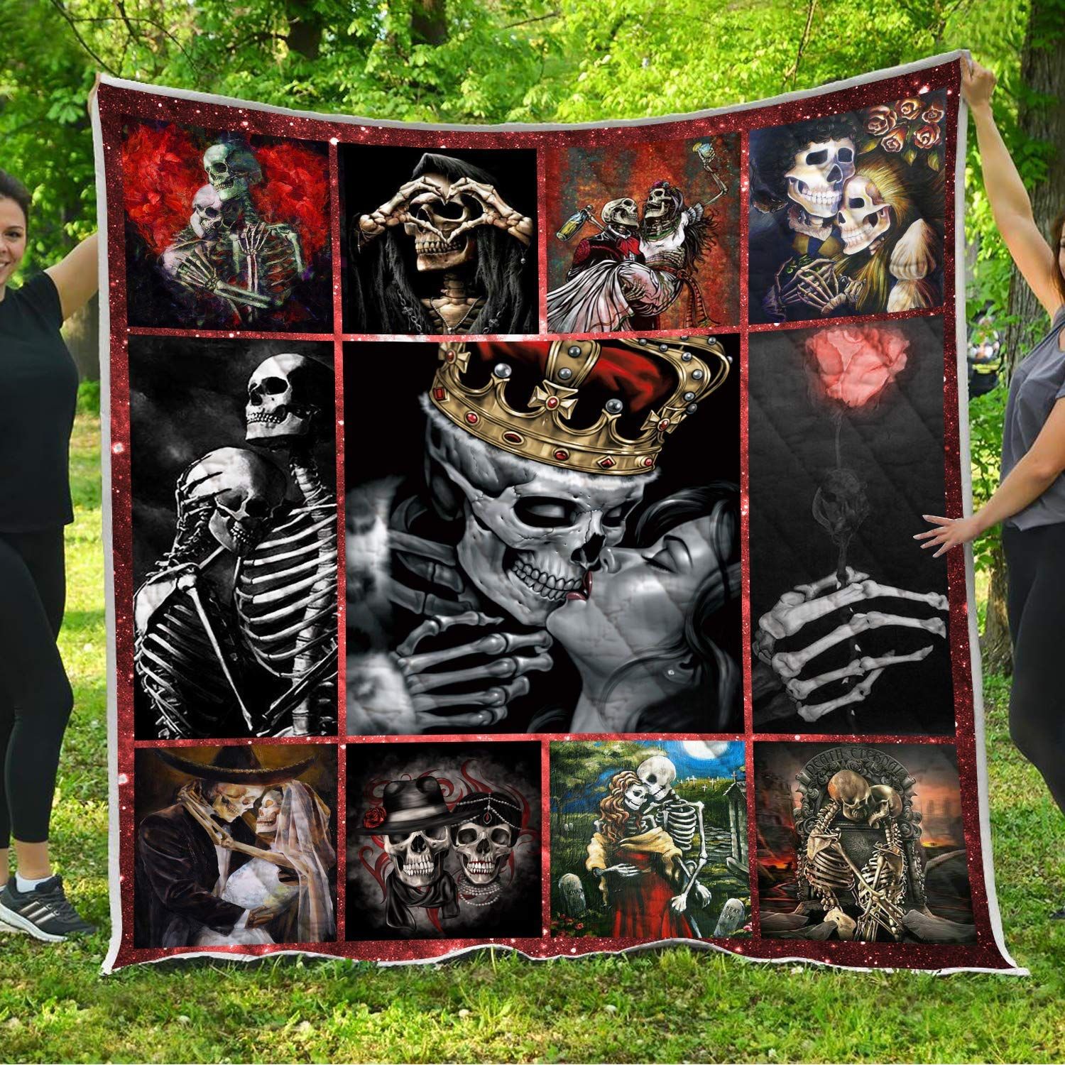 Skull Endless Love Quilt Blanket DHC31121419TD
