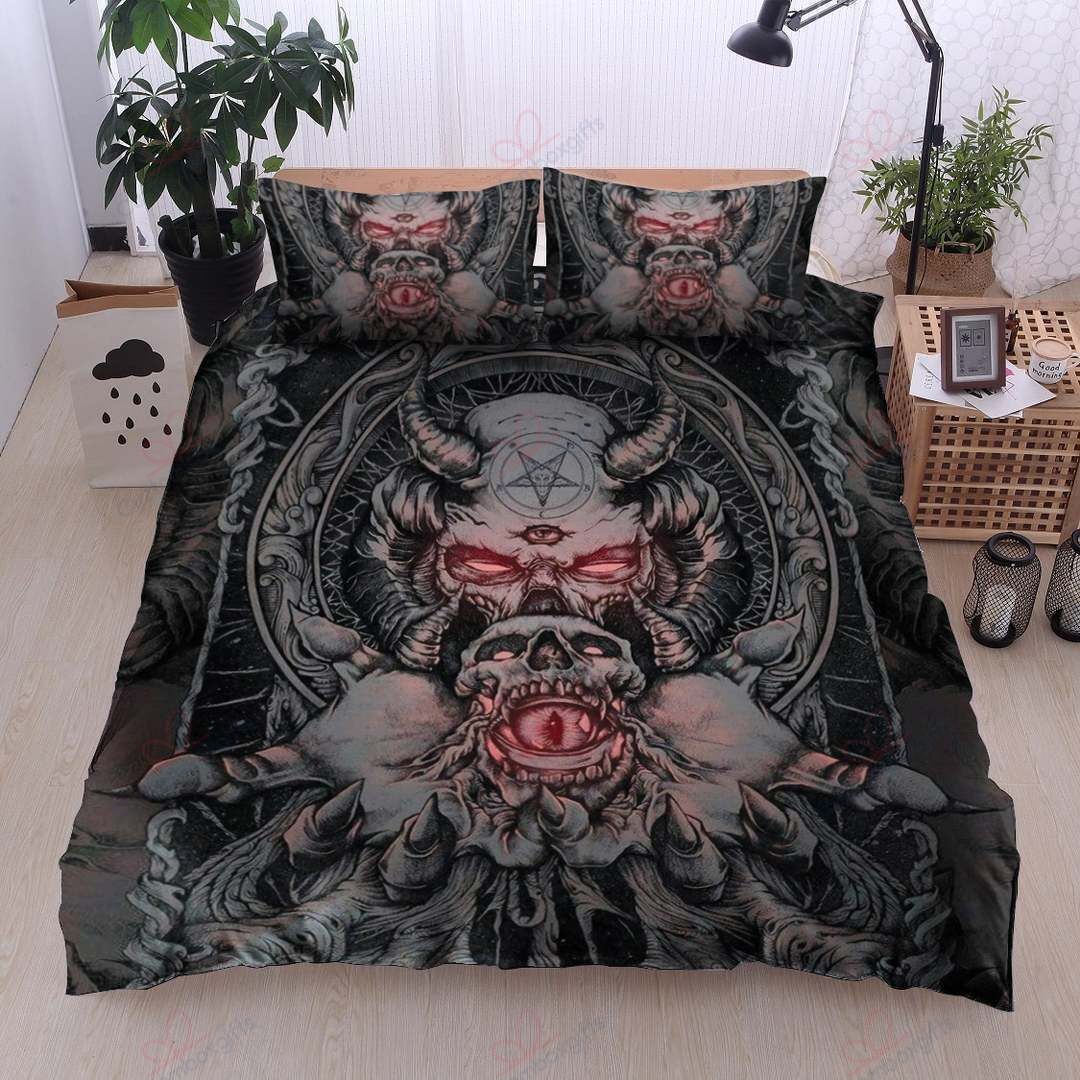 Skull Evil Bedding Set