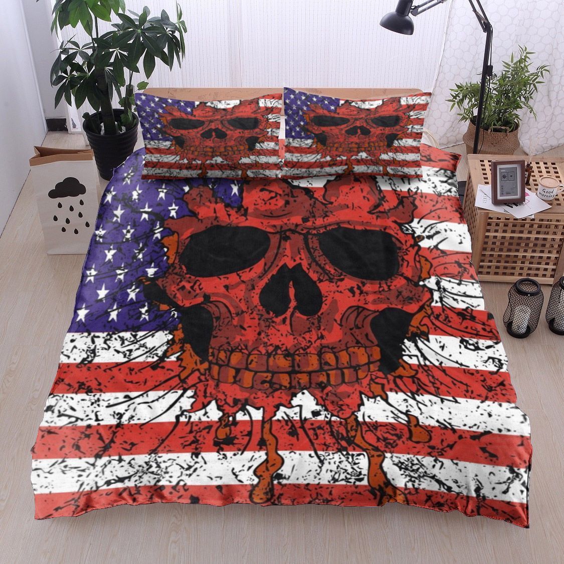 Skull Flag Bedding Set