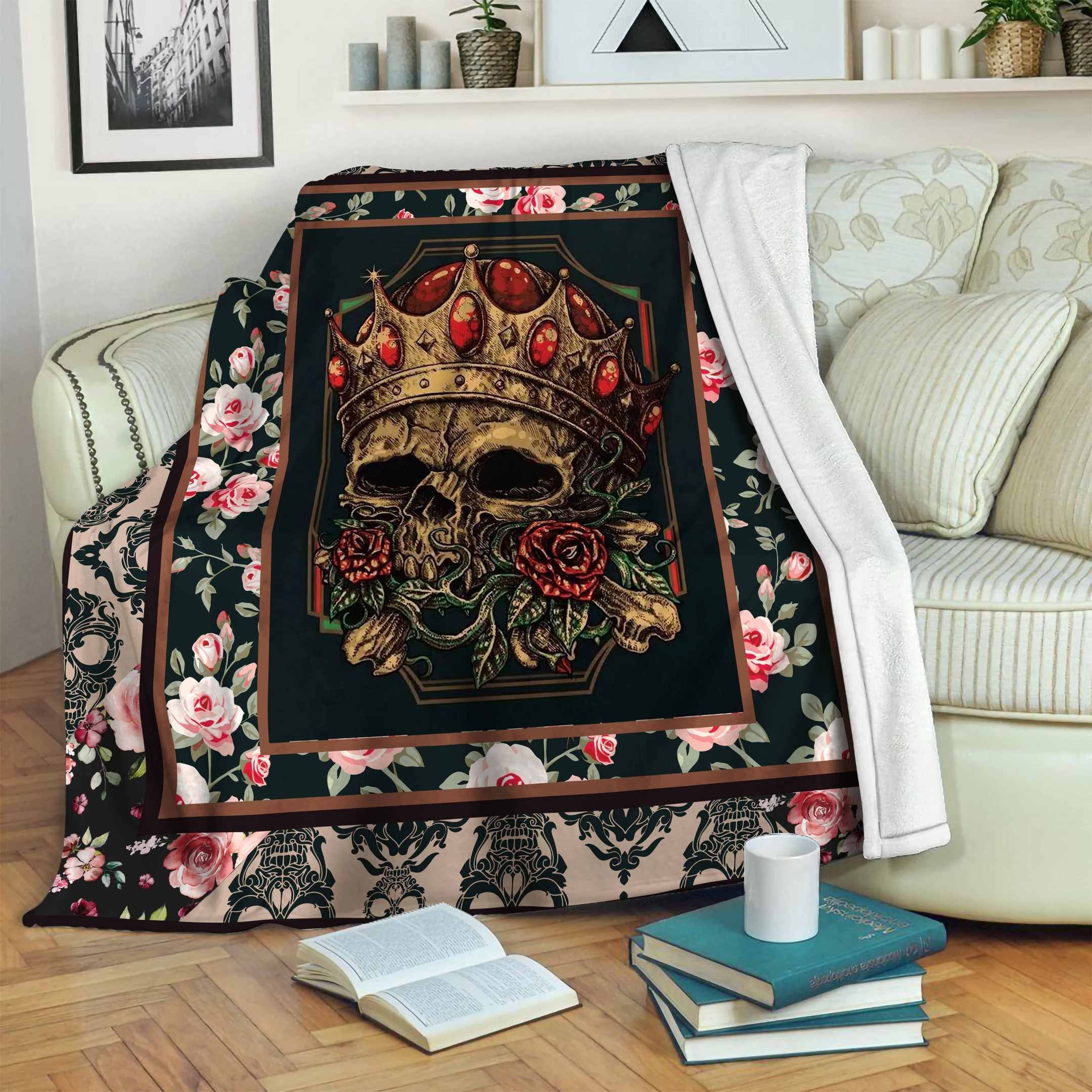 Skull Fleece Blanket