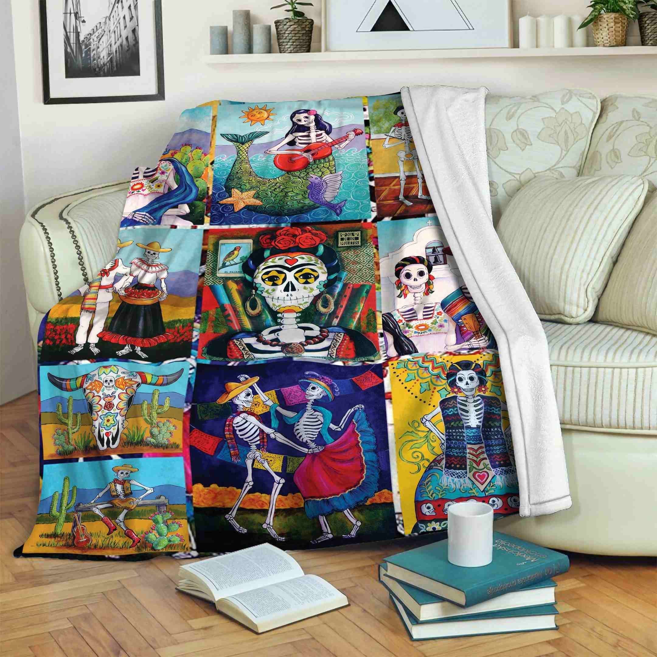 Skull Fleece Blanket