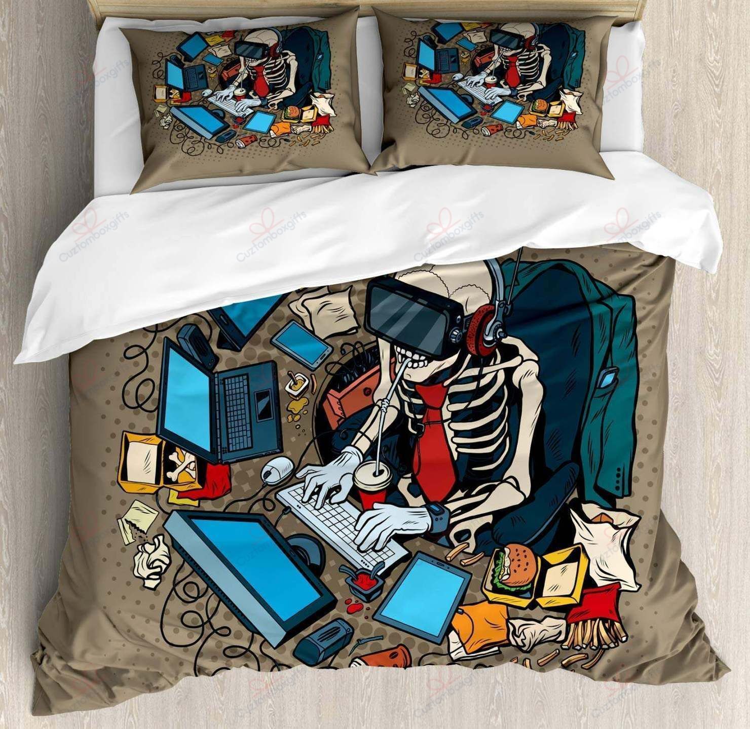 Skull Gamer Bedding Set