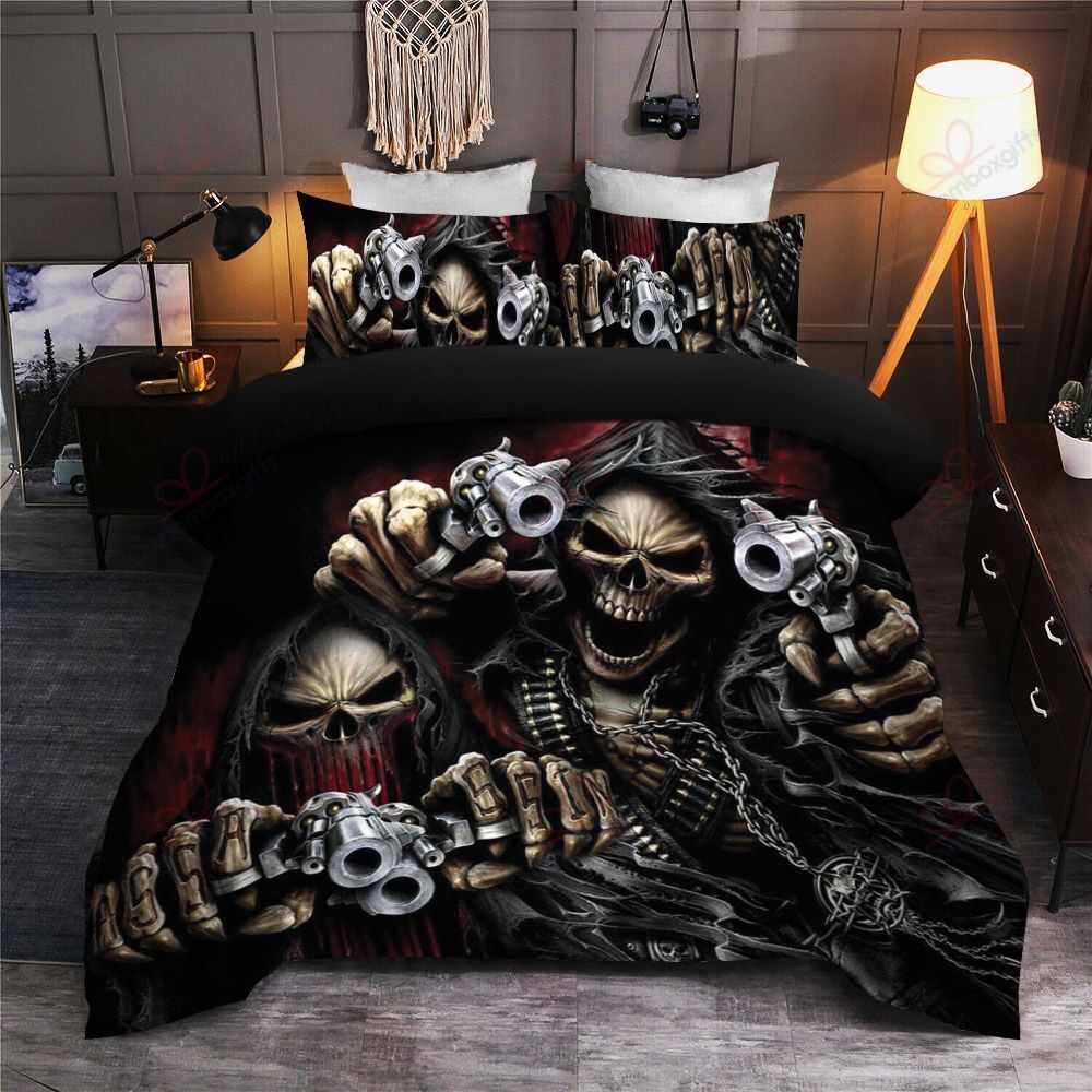 Skull Gangster Bedding Set