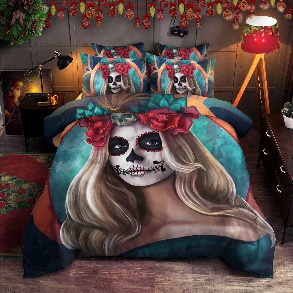 Skull Girl Bedding Set