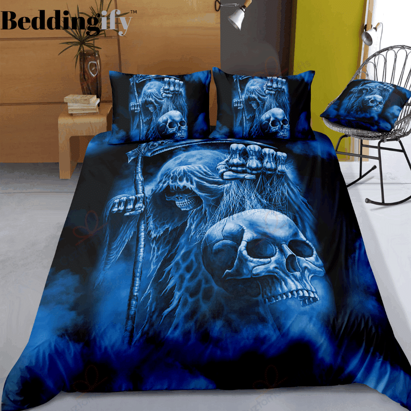 Skull Grim Reaper Bedding Set