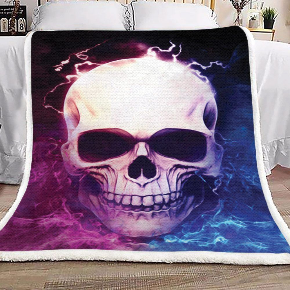 Skull Sherpa Fleece