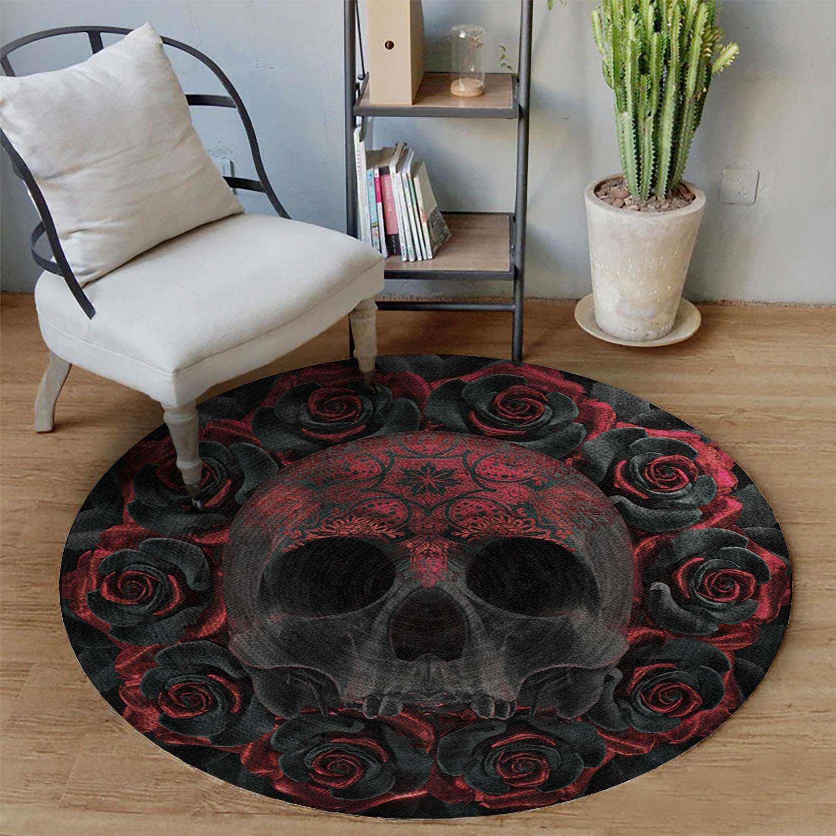 Skull Round Carpet