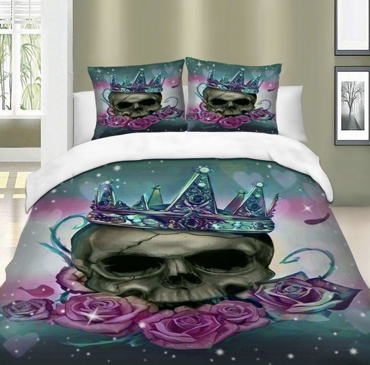 Skull King Bedding Set