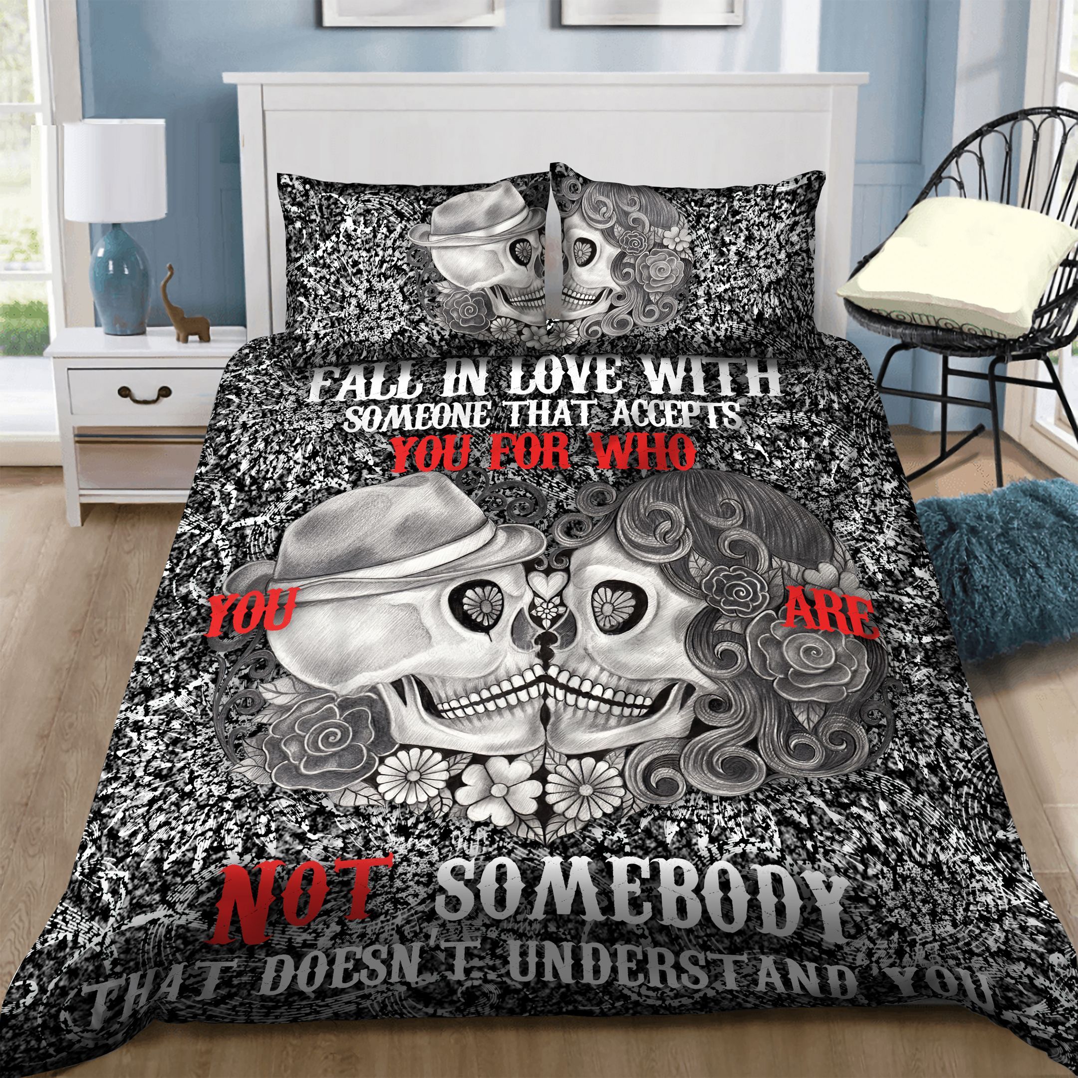 Skull Love Bedding Set