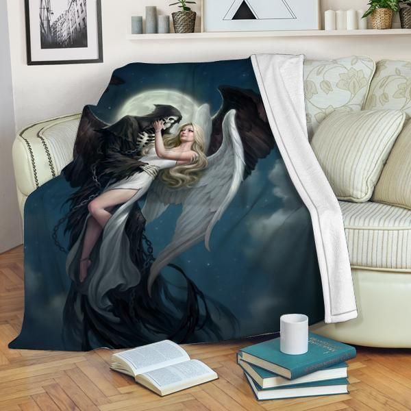Skull Love Sherpa Fleece Blanket