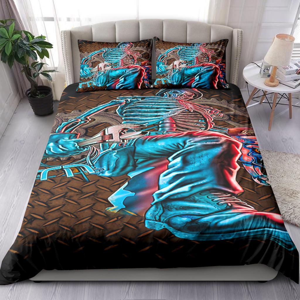 Skull Mechanic Bedding Set