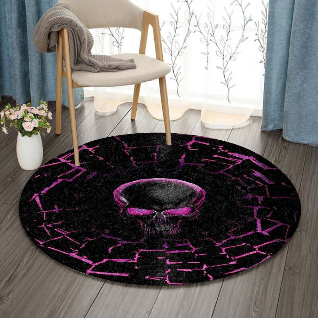 Skull Round Carpet