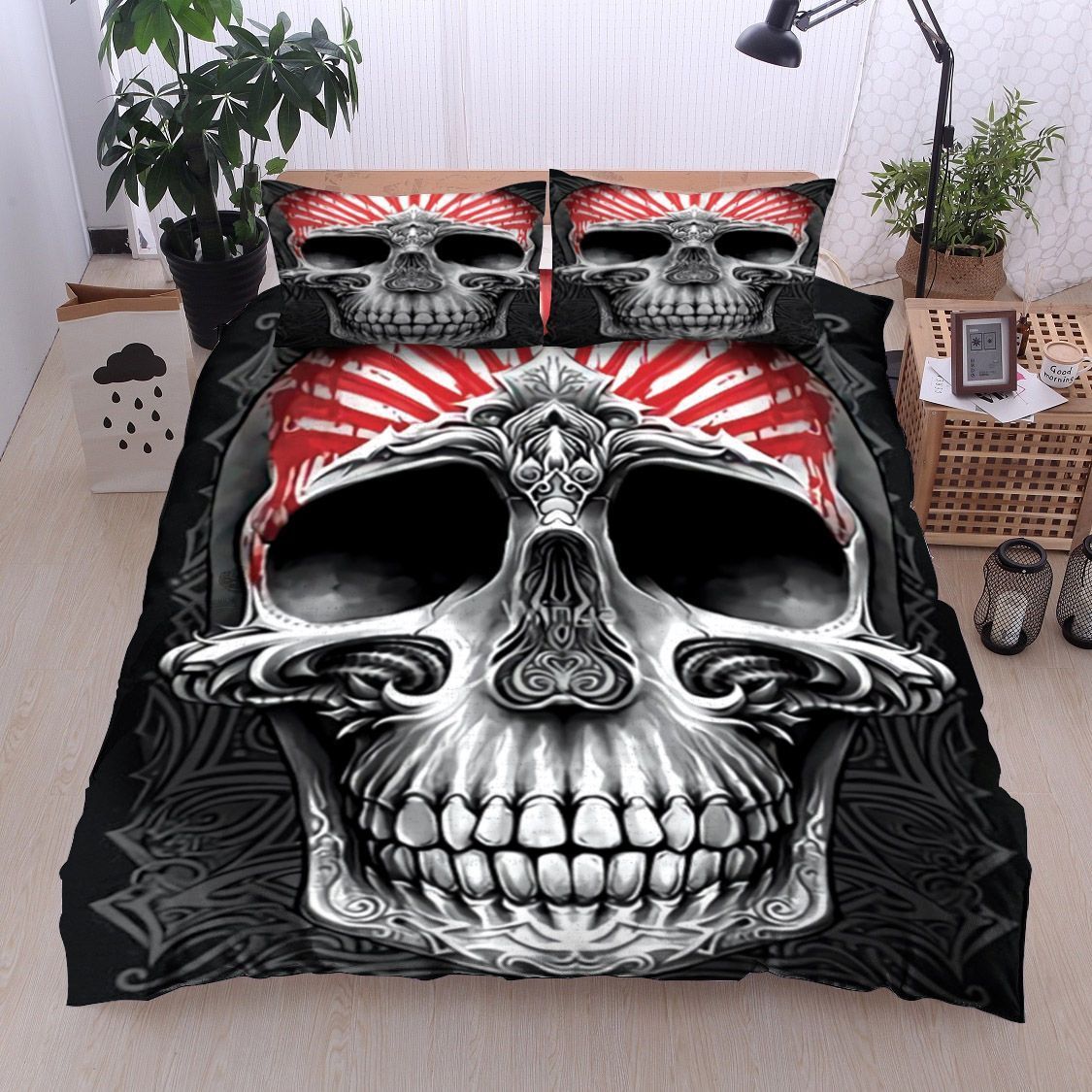 Skull Bedding Set