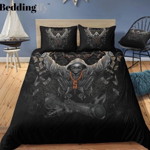 Skull Money Bedding Set