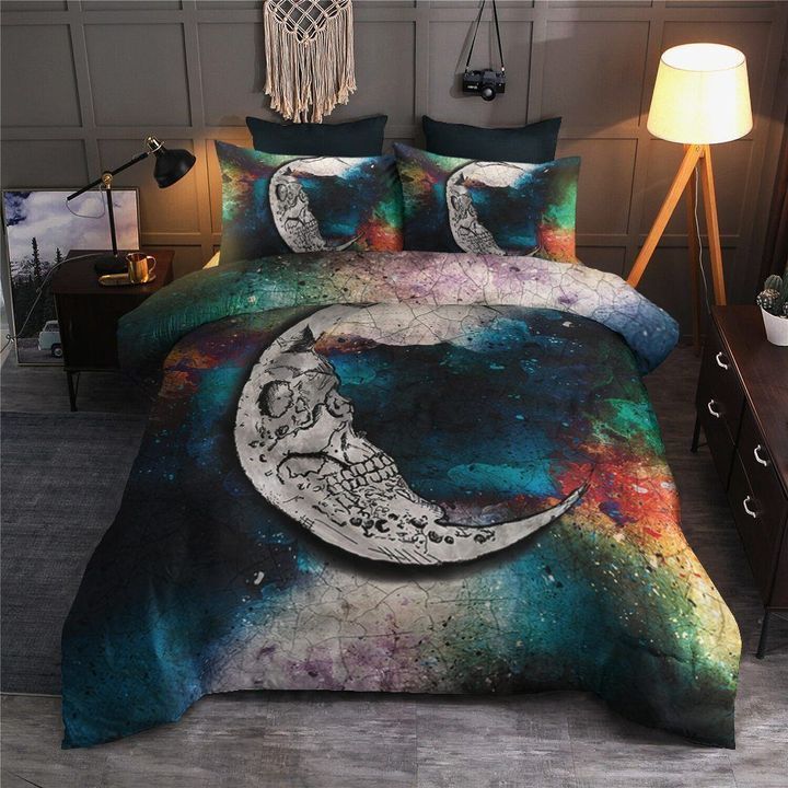 Skull Moon Bedding Set