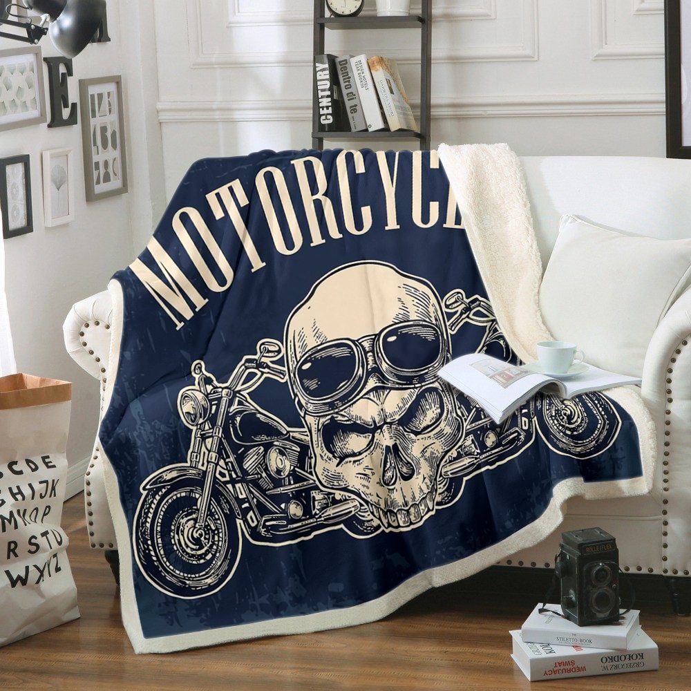 Skull Motocycles Sherpa Fleece
