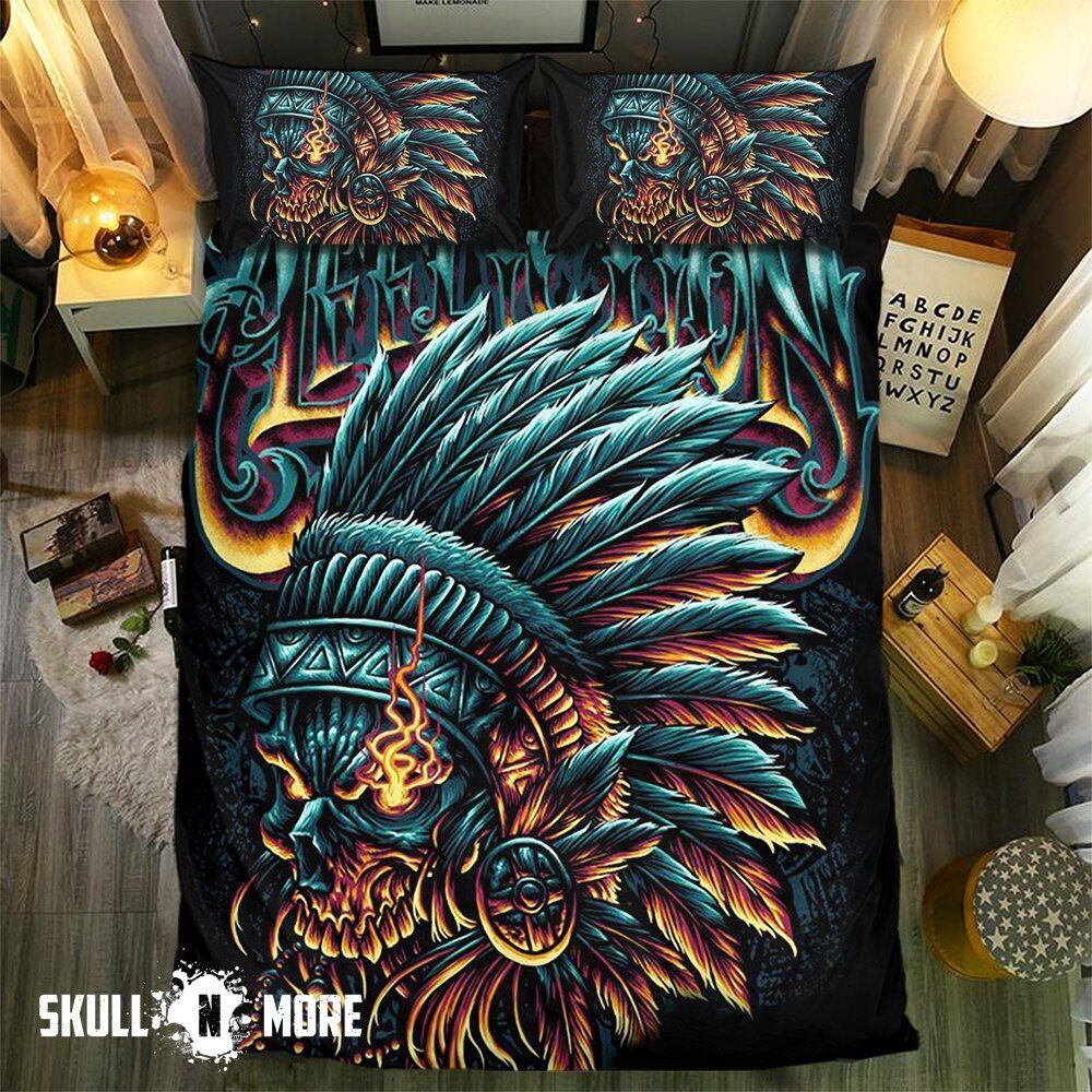 Skull Native Bedding Set