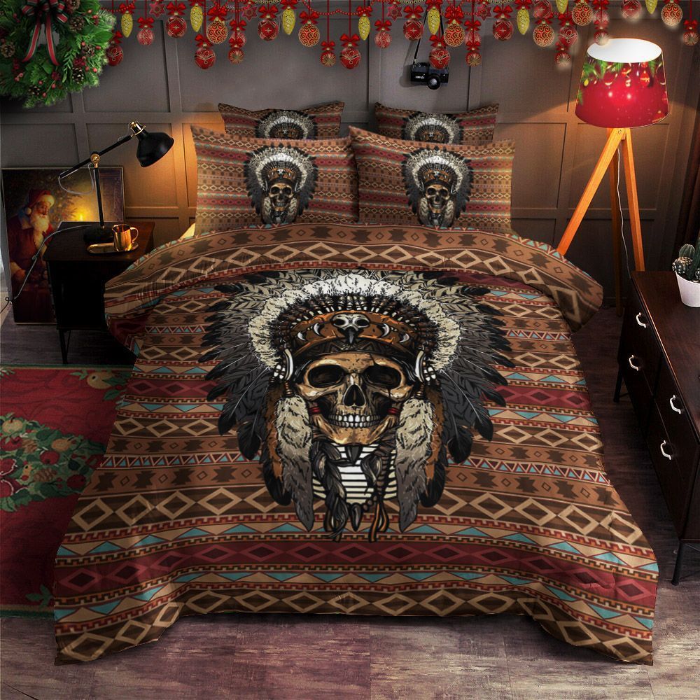 Skull Native Bedding Set