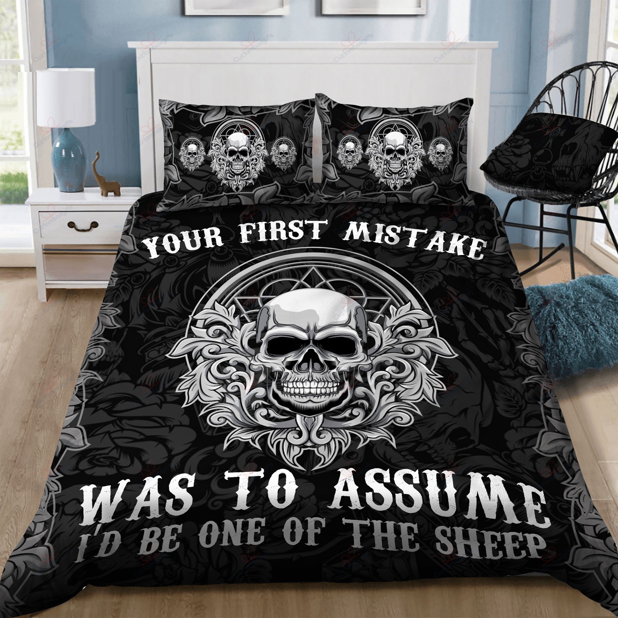 Skull Bedding Set