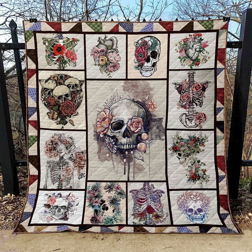 Skull NG060702B TBG Quilt Blanket