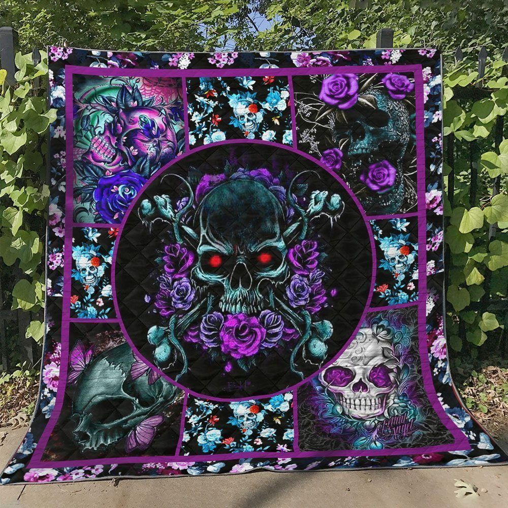 Skull NG160705B TBG Quilt Blanket