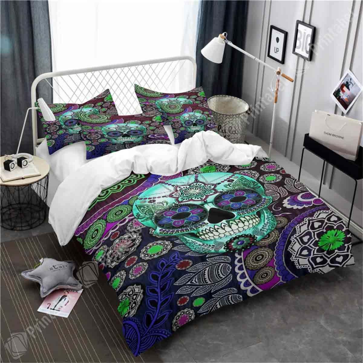 Skull Night Bedding Set