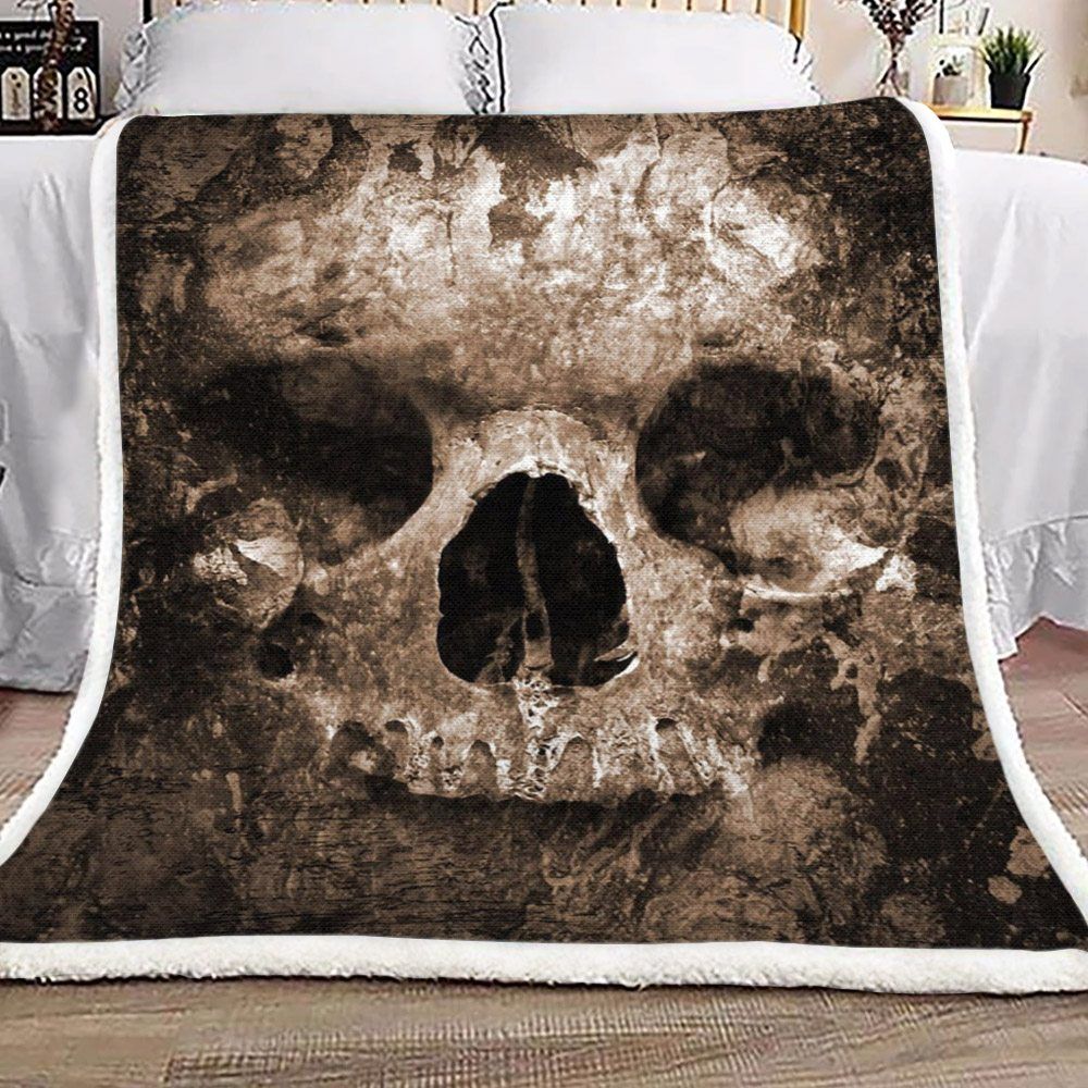 Skull Sherpa Fleece
