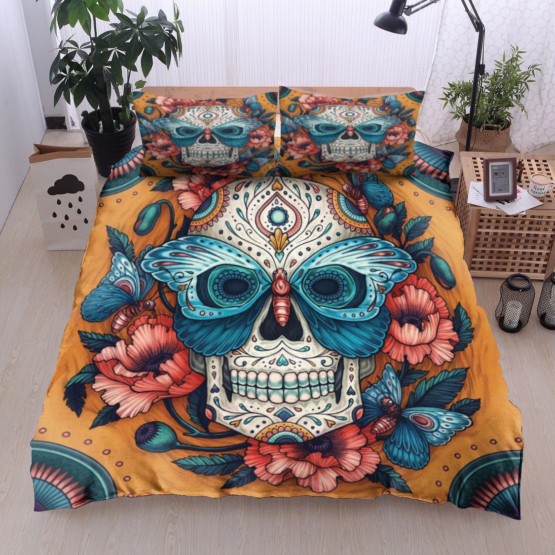 Skull Bedding Set